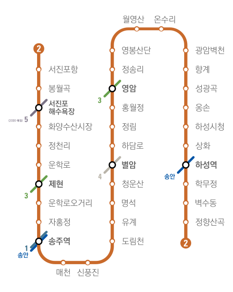 파일:송주권 전철 2호선 노선도.svg
